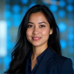 Portrait of Anya Sharma, Head of Development at Glaciera Bytes