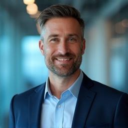 Portrait of Ethan Kael, Founder and CEO of Glaciera Bytes