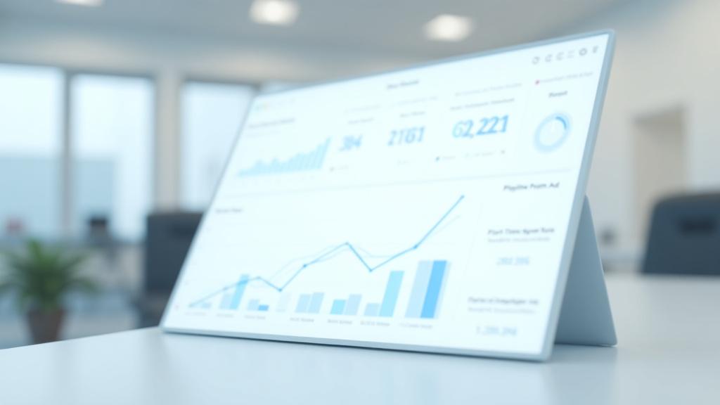 Mockup of a simplified analytics dashboard showing marketing metrics: Cost Per Visit, Playtime from Ad, First-Time Spender Rate.