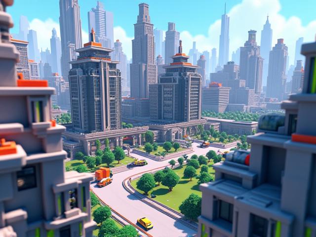 Screenshot of Cybernetic Tycoon Roblox game with futuristic city elements and resource gathering.